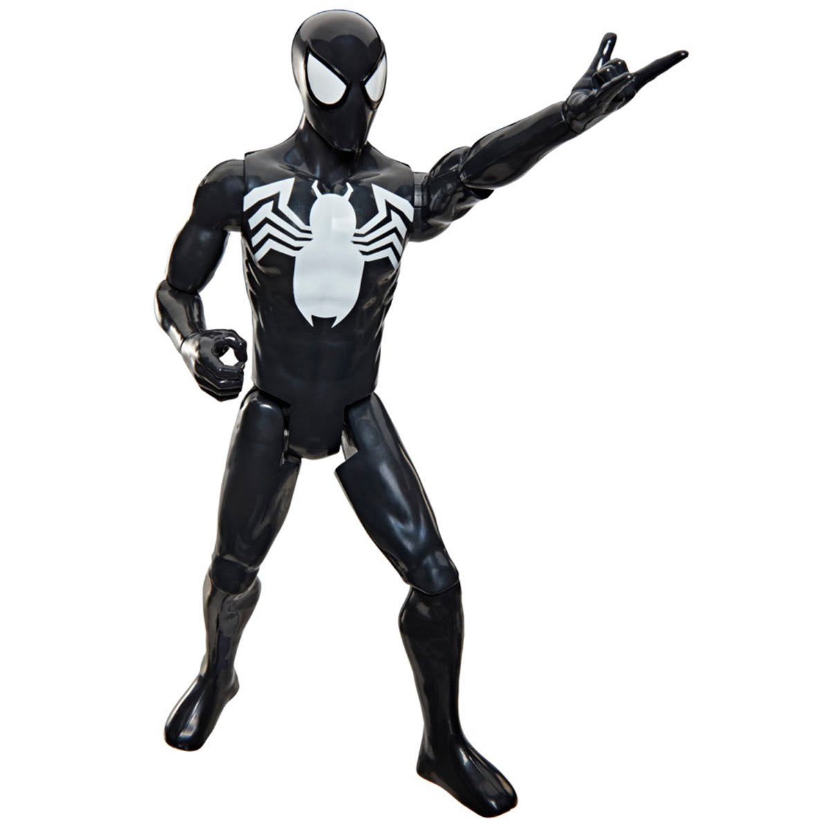 Marvel Spider-Man Titan Series: Black Suit Spider-Man - Action Figure