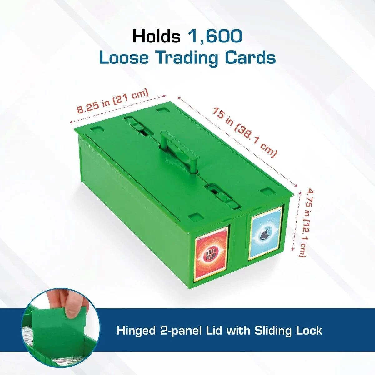 Collectible Card Bin - 1600 count - Green