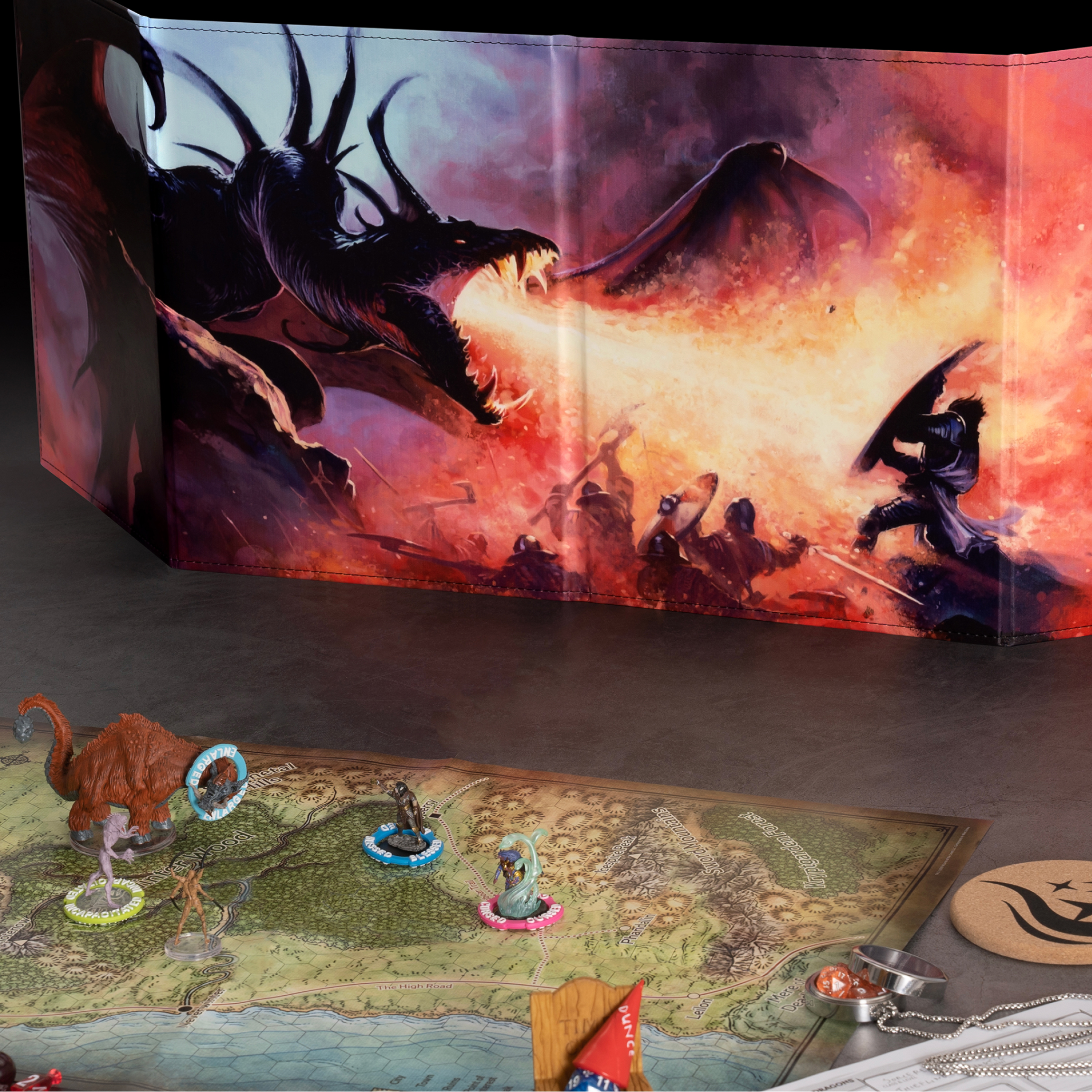 Full Color Customizable DM Screen (DM/GM)