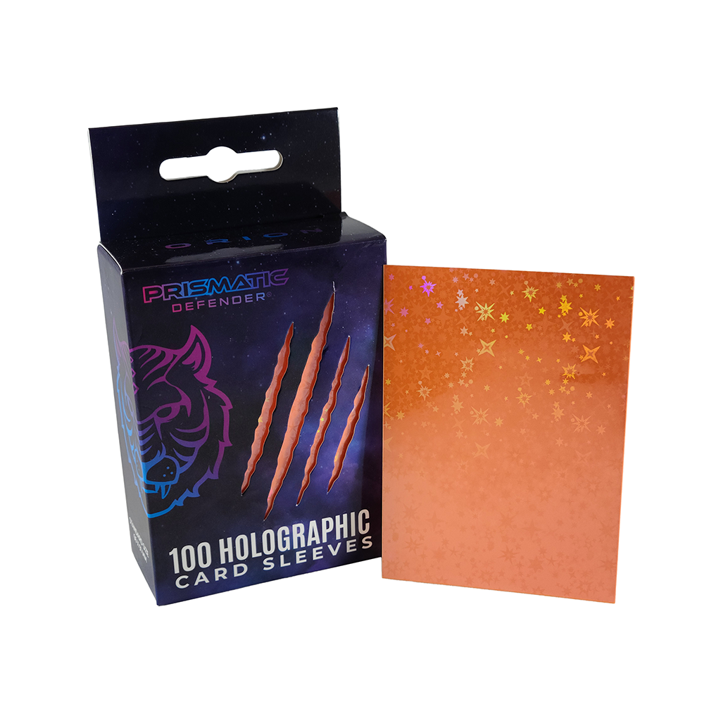 Prismatic Defender: Holographic Card Sleeves - Standard Size - 3 Foil Designs