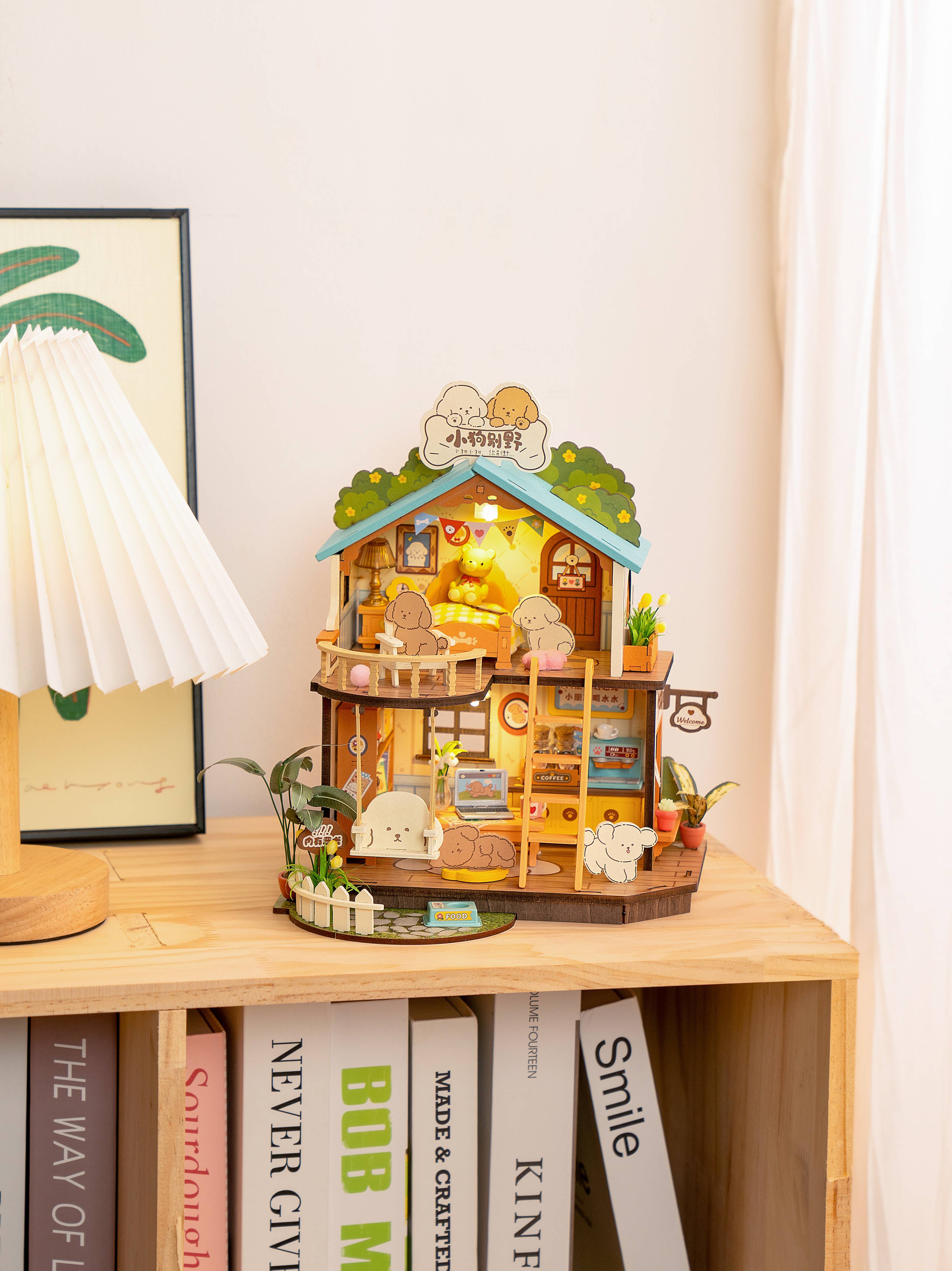 Rolife: Puppy's Cozy Villa DIY kit Miniature House Puzzles DG169