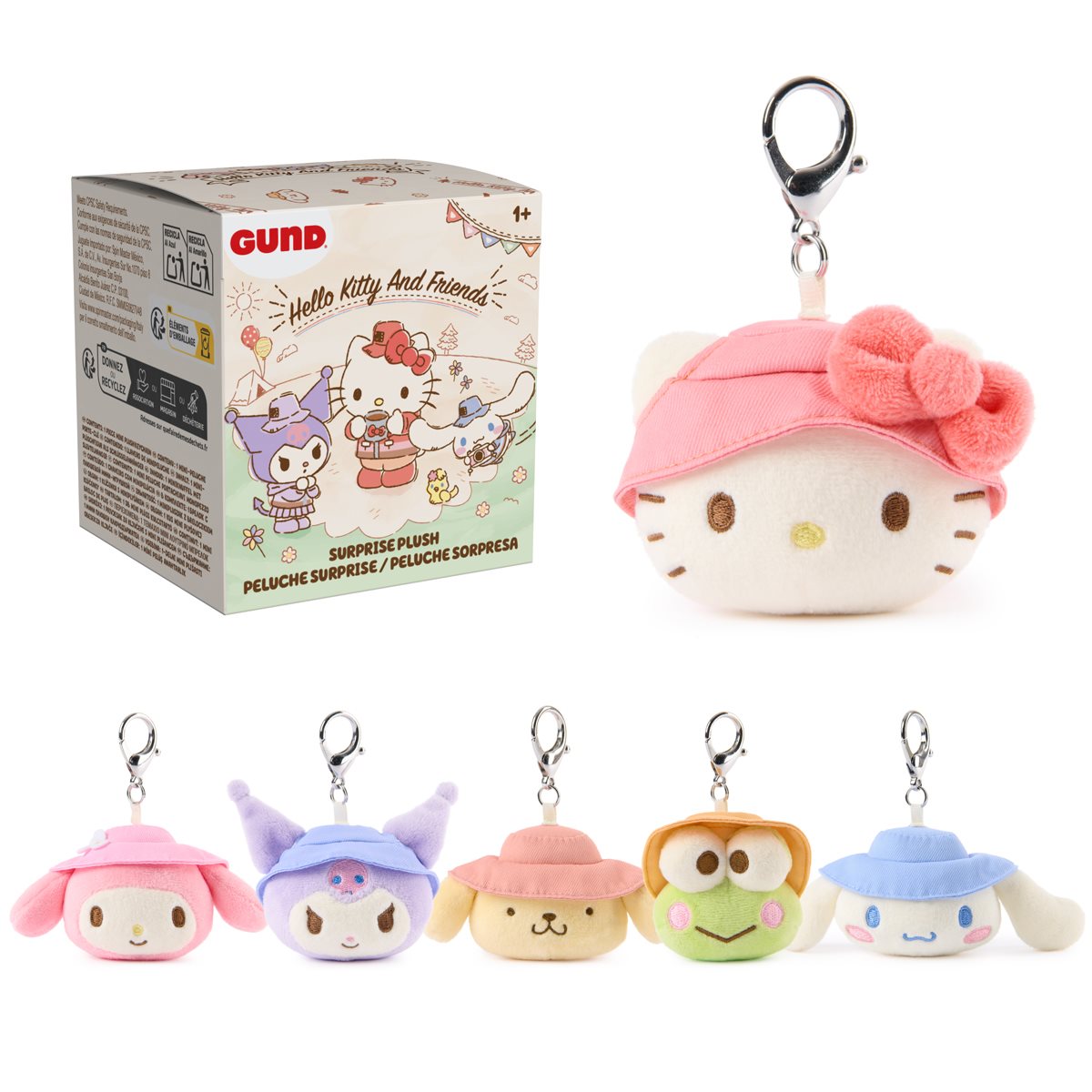 Gund | Hello Kitty & Friends: Camp Plush Keychain - Blind Box