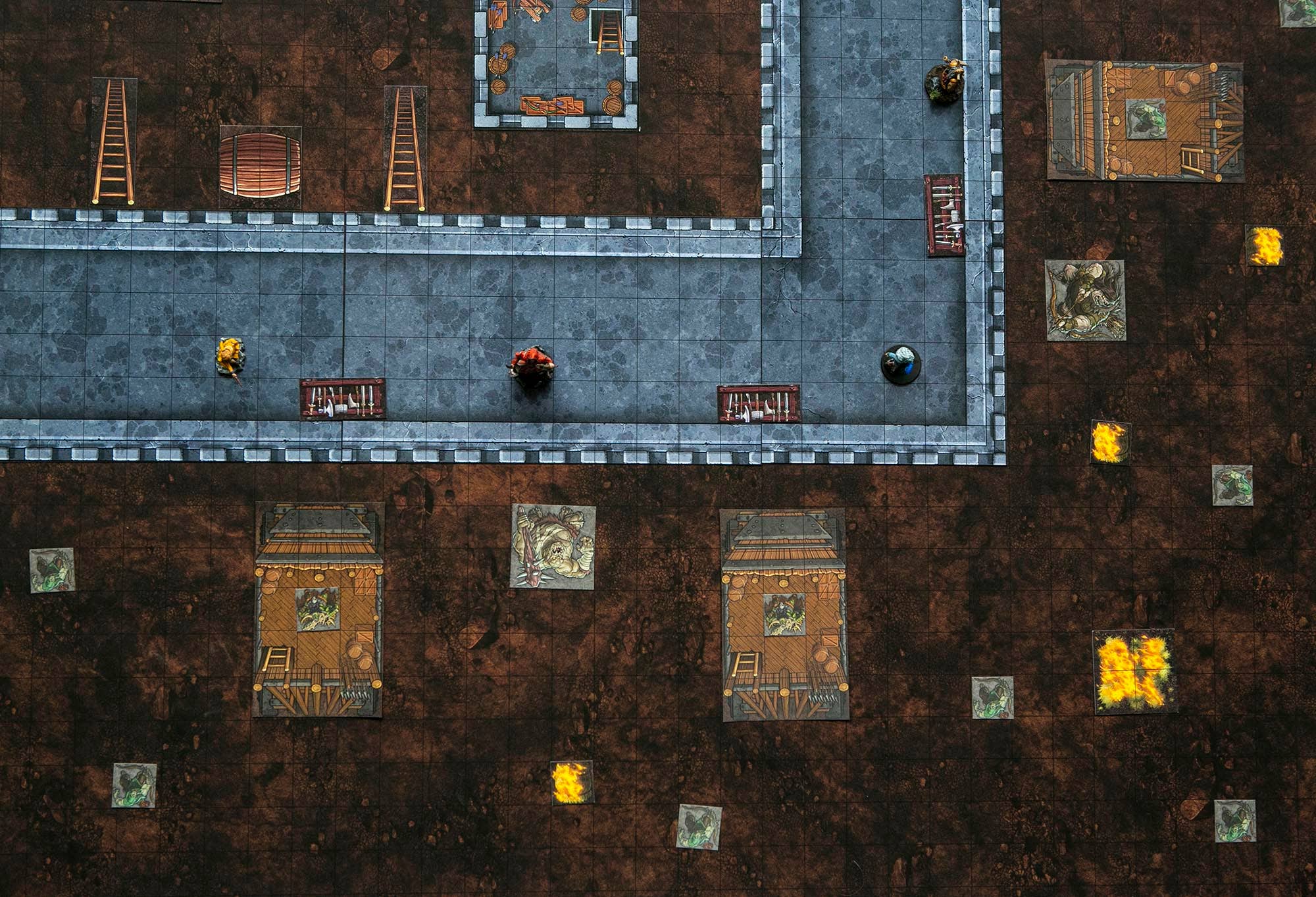 Dungeon Craft - Castles & Keeps Book 2D Terrain for DnD RPG