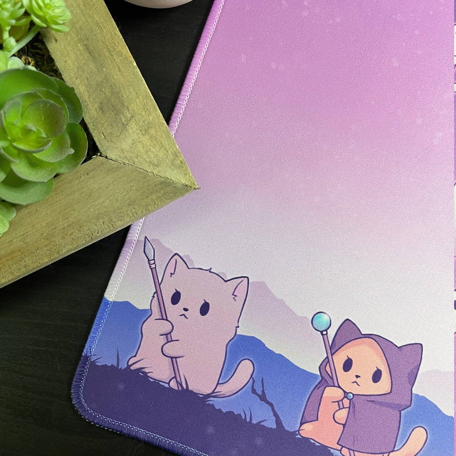 Caverns & Calicos Mana Cats Snow Cats Playmat