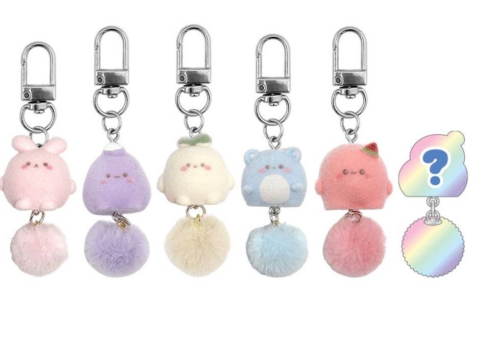 Random Fluffy Mini Monster Keyring (Blind Box)