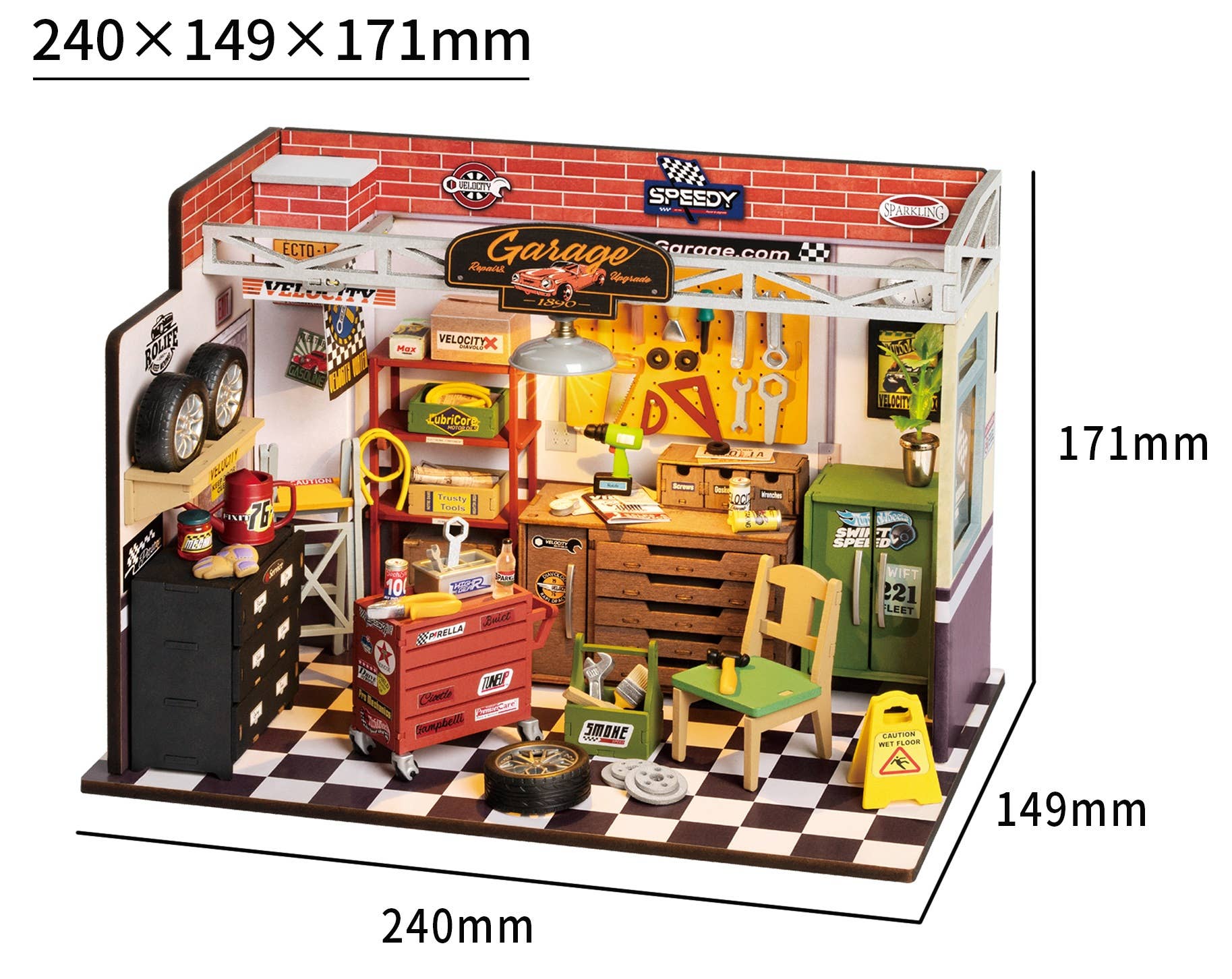 Garage Workshop ROBOTIM Rolife DIY Miniature House Kit
