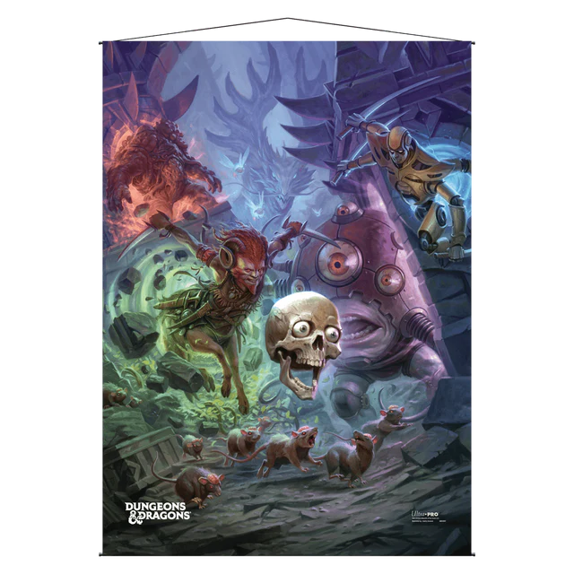 Planescape: Adventures in the Multiverse for Dungeons & Dragons Wall Scroll - Morte’s Planar Parade Standard Cover Artwork v2