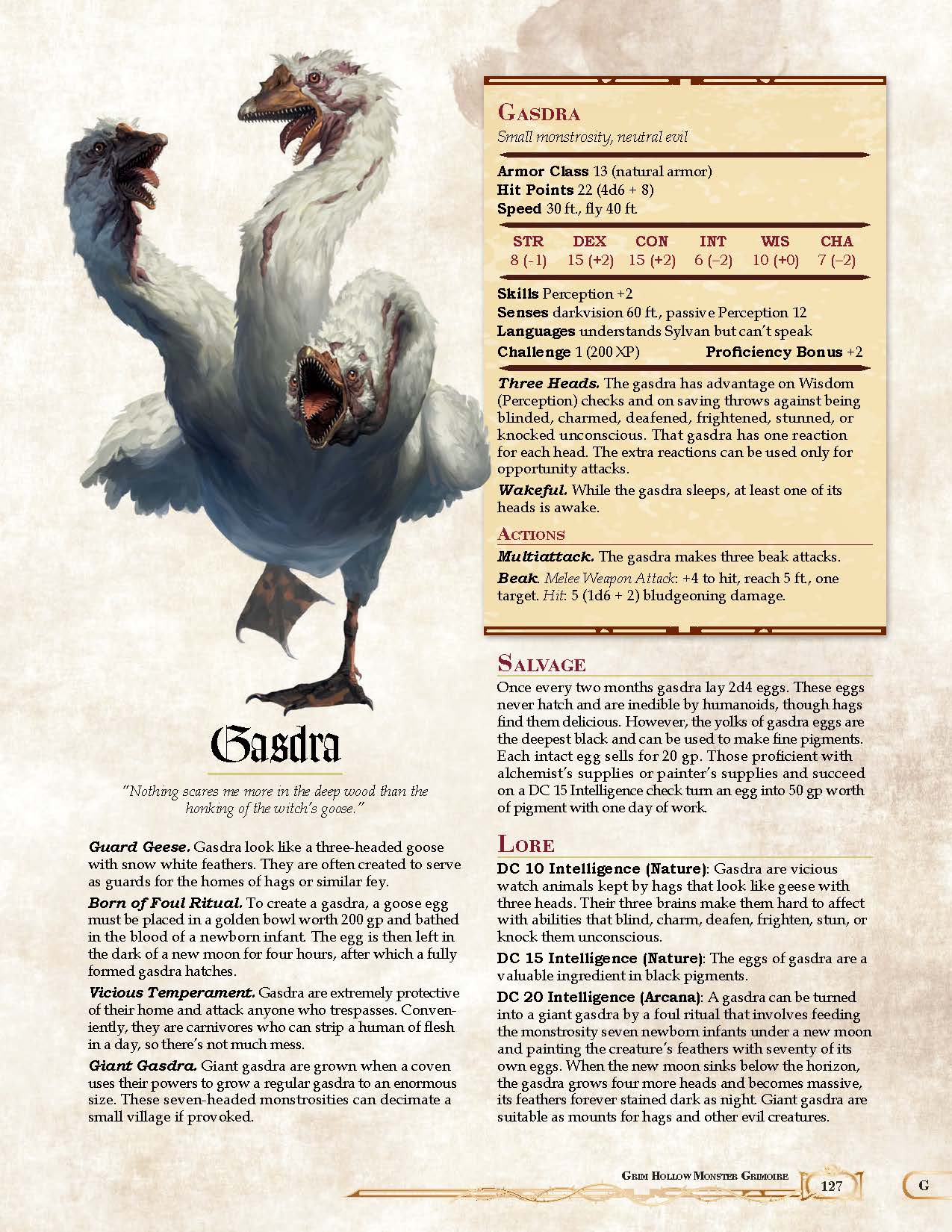 Grim Hollow: The Monster Grimoire