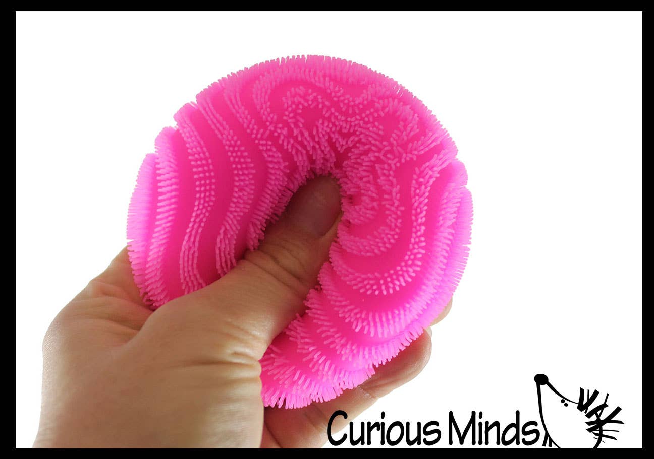 1 NeeDoh Fuzzball Waves Soft Doh Filled Stretch Ball - Ultr