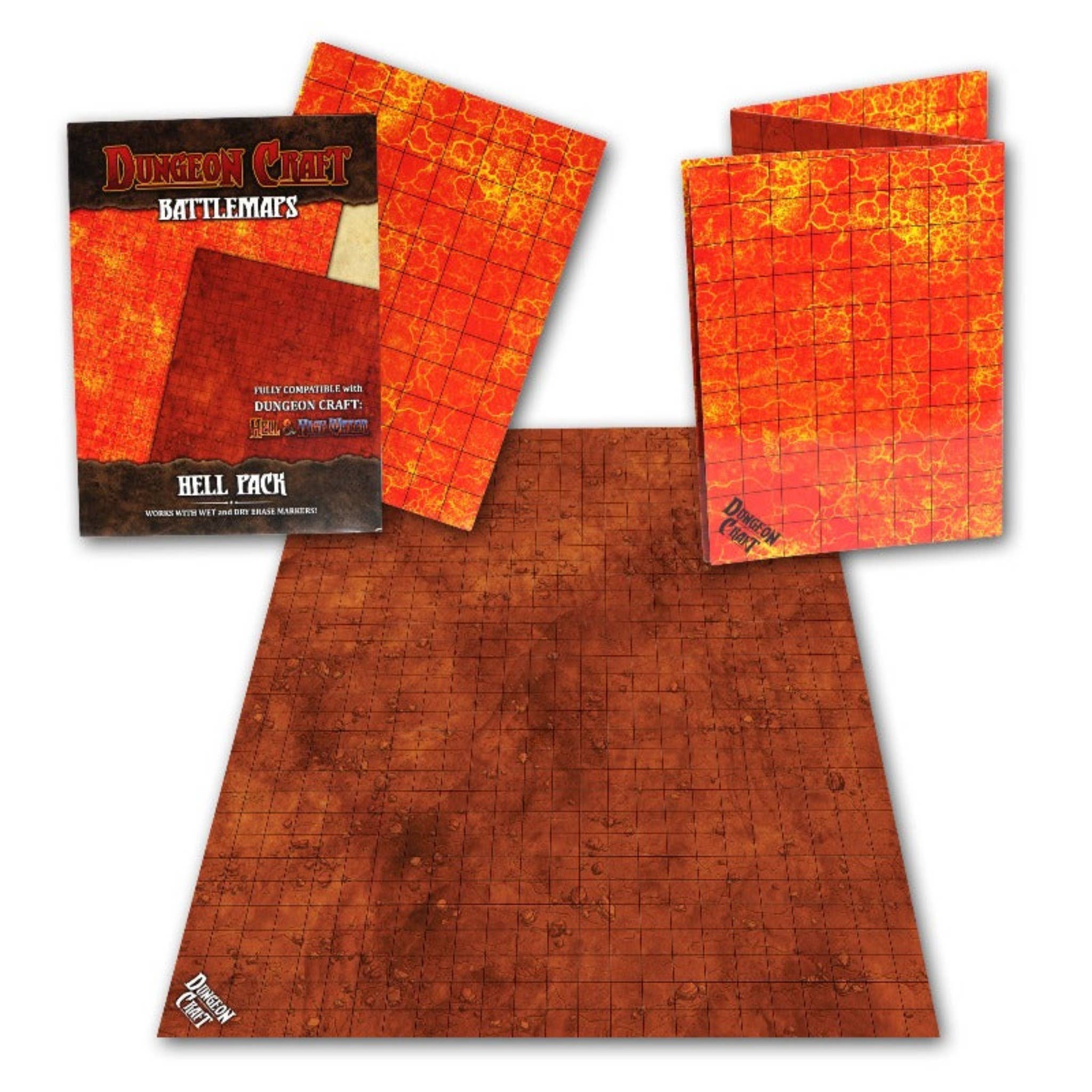 BattleMap: Hell RPG battle map for DnD