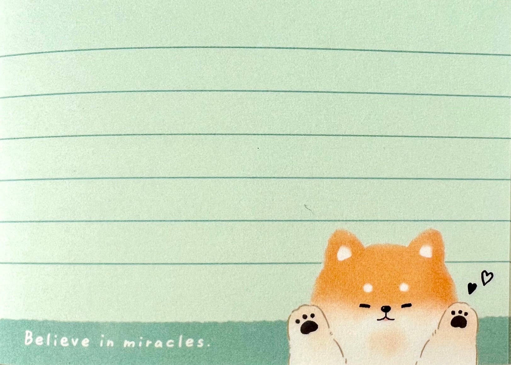 CRUX Shiba Dog Mini Notepad-10