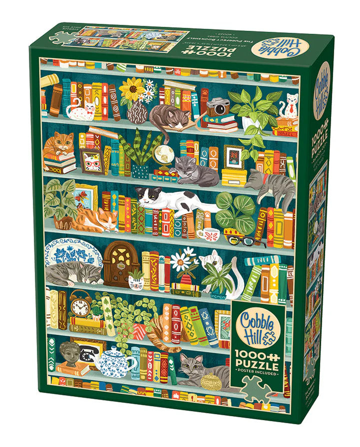 Puzzle: The Purrfect Bookshelf (1000 pcs.)
