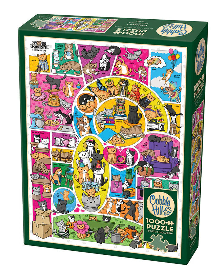 Puzzle: Doodlecats (1000 pcs.)