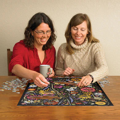 Puzzle: Flower Press: Happiness (1000 pcs.)