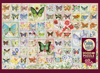 Puzzle: Butterflies and Blossoms (2000 pcs.)