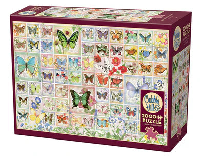 Puzzle: Butterflies and Blossoms (2000 pcs.)