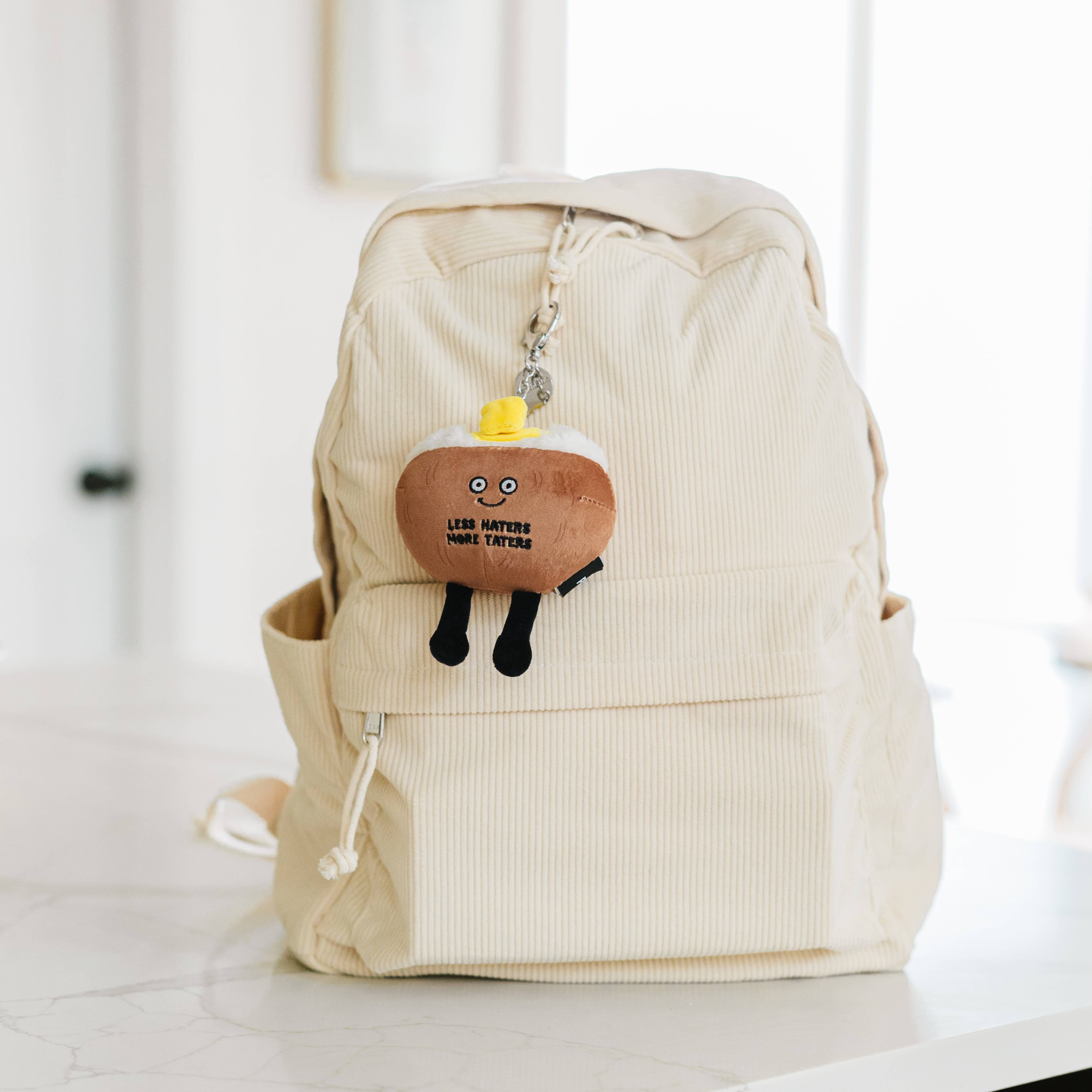 Potato Cute Haters Bag Charm Plush Soft Toy Funny Gift