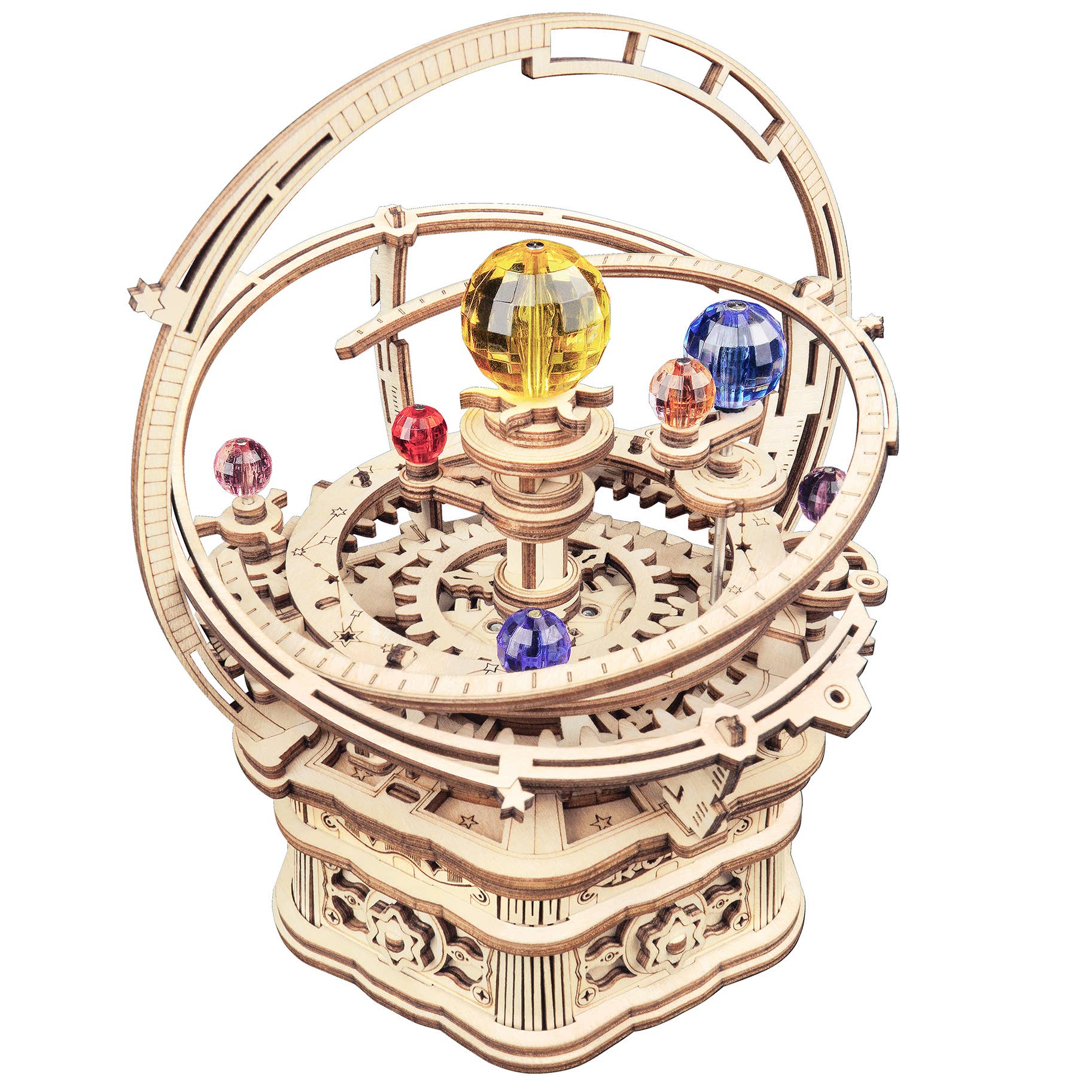 AMK51 ROKR Starry Night Orrery Mechanical Music Box