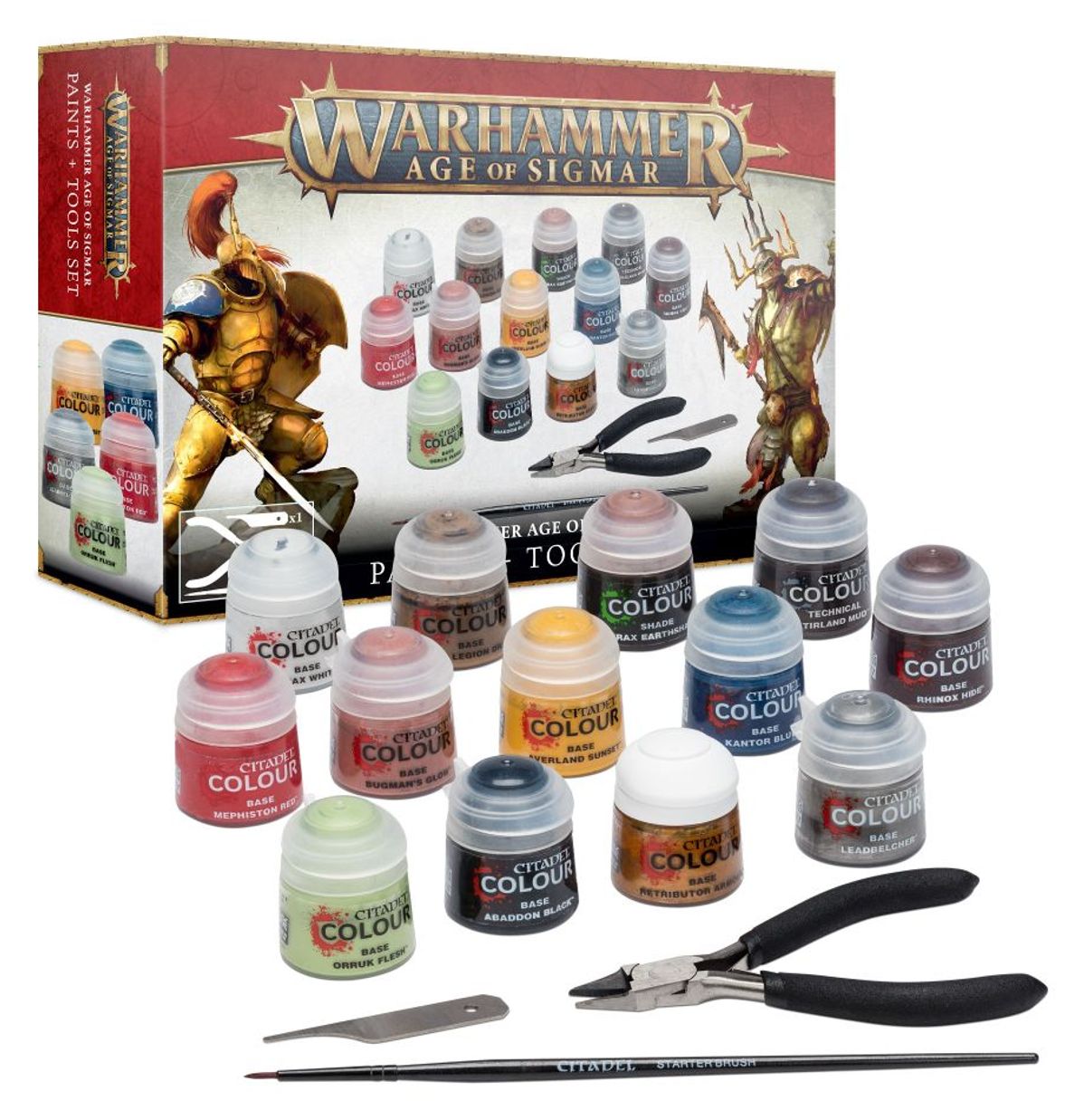 Warhammer Age of Sigmar: Paints + Tool Set
