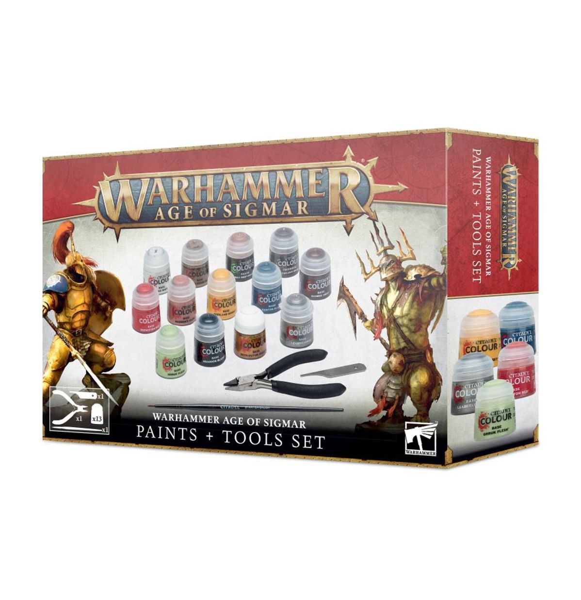 Warhammer Age of Sigmar: Paints + Tool Set