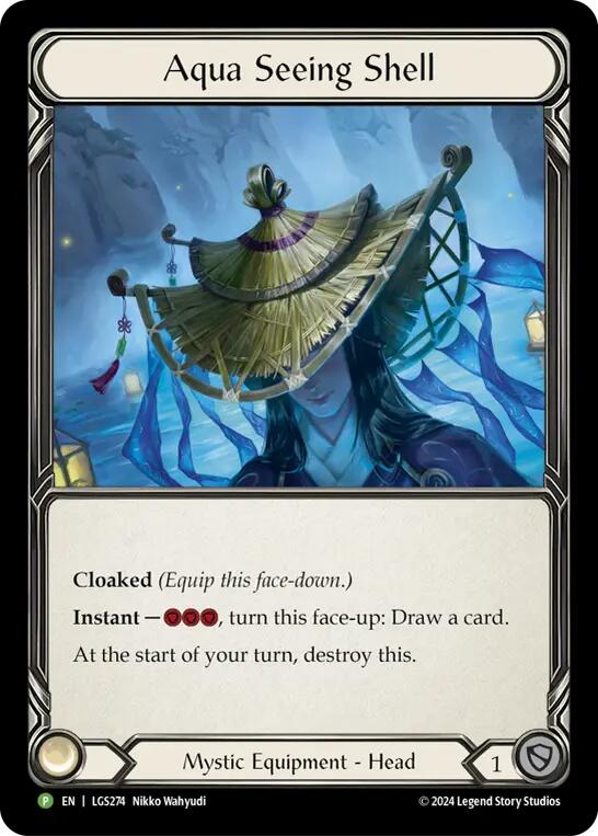 Aqua Seeing Shell - LGS274