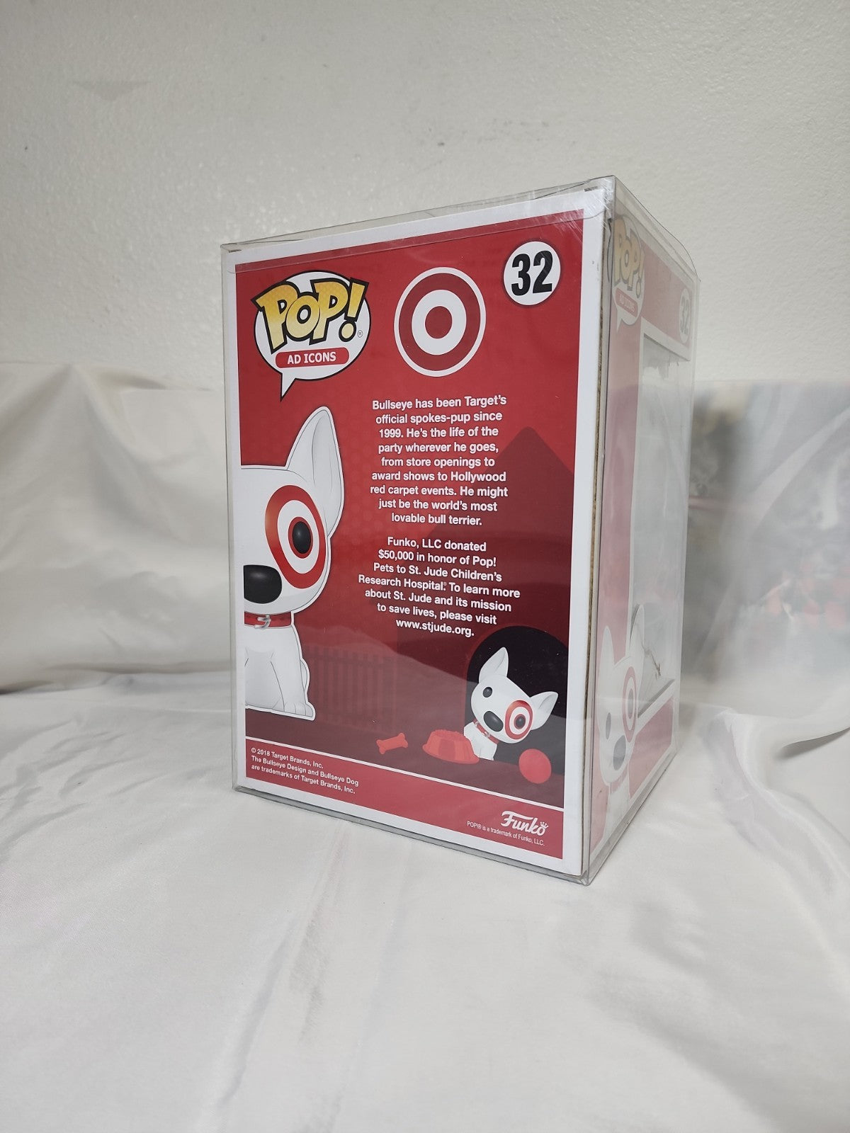 Funko Pop Ad Icons Bullseye Target Exclusive 10 Inch Vinyl Figure 32 JJ-B-342