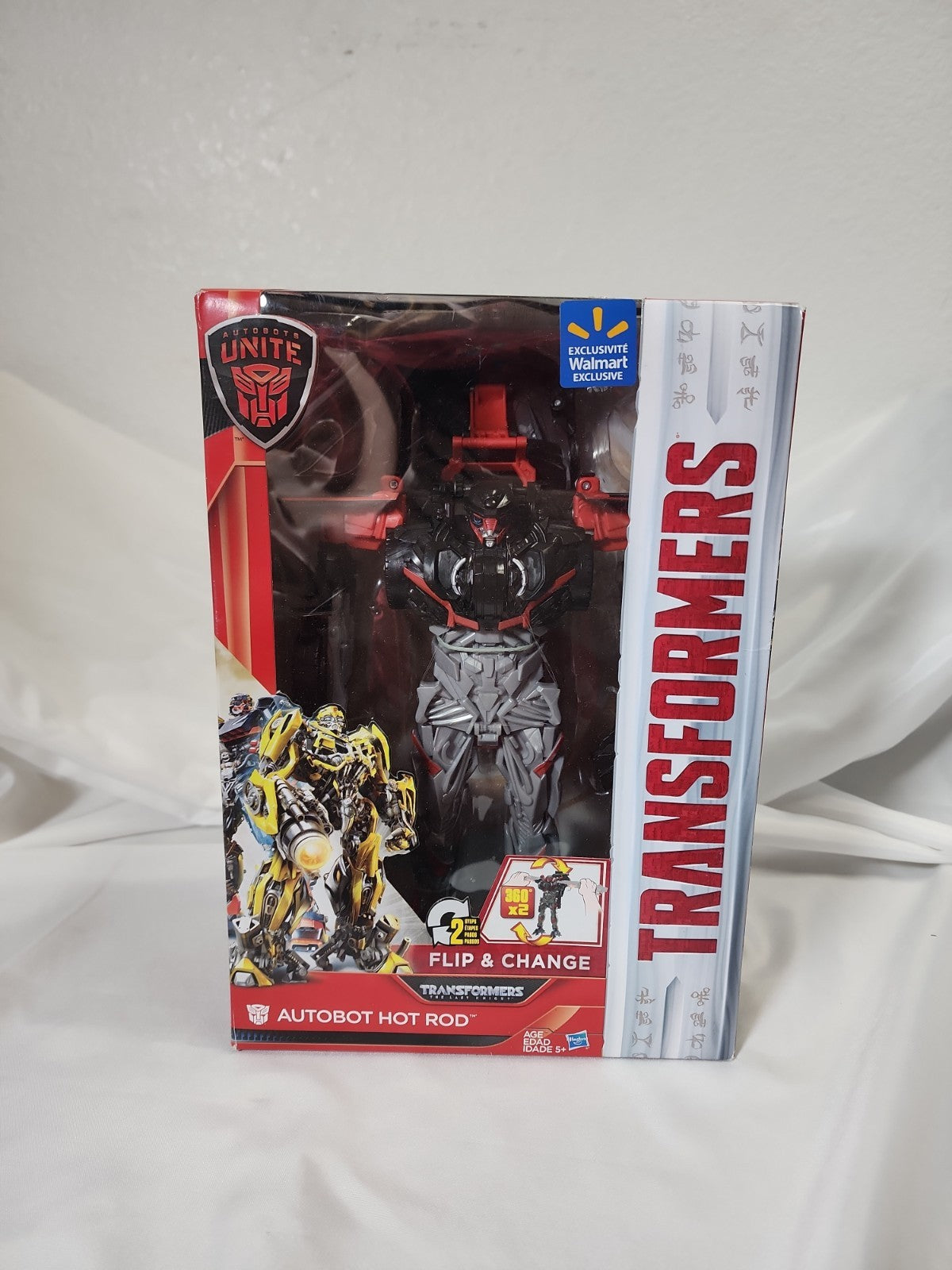 Transformers Last Knight Deluxe Hot Rod misp Unite,JJ-B-260