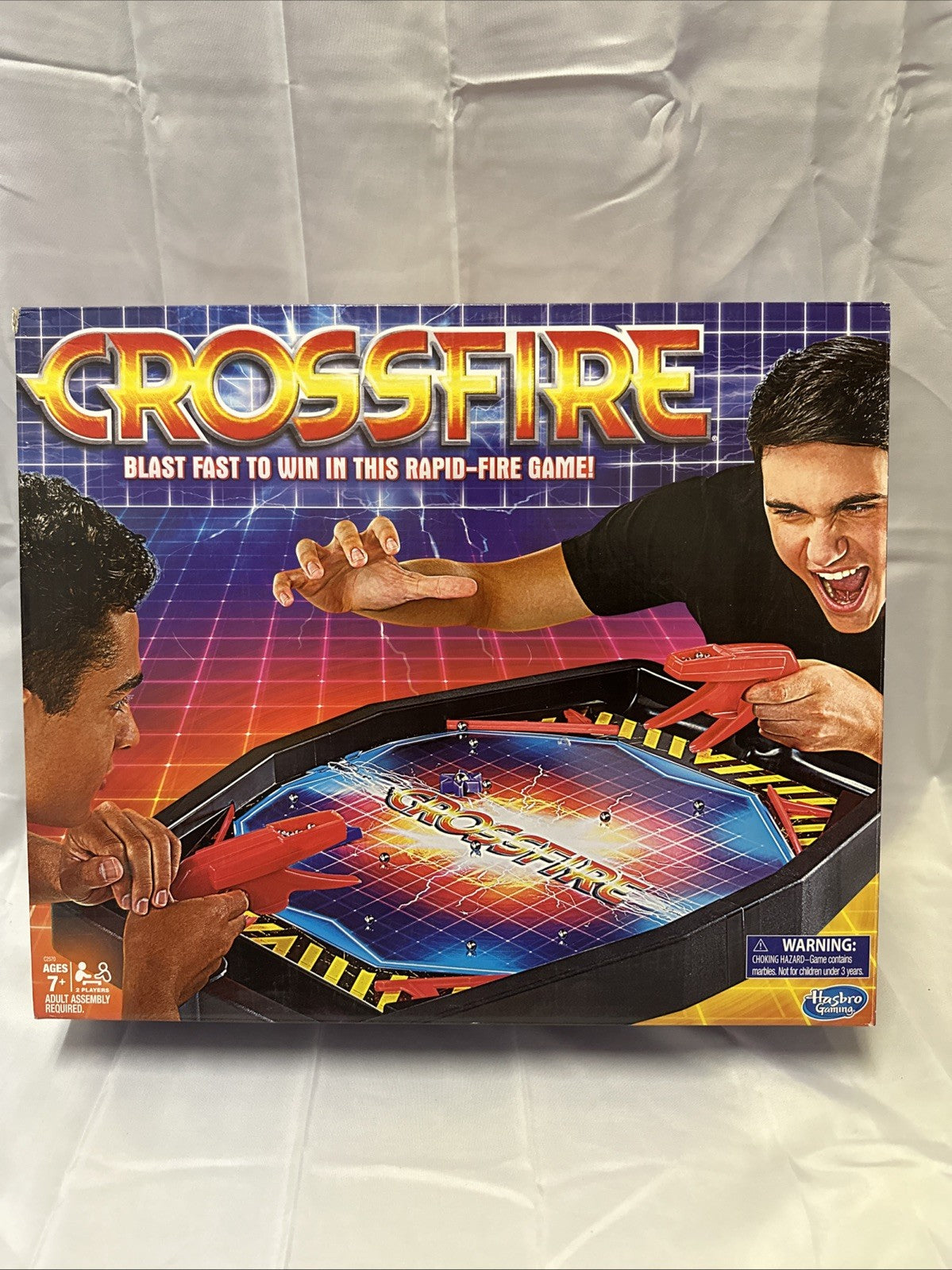 Crossfire 2016 Edition Hasbro Marble Launching Rapid-Fire Retro Game New JJ1900W0