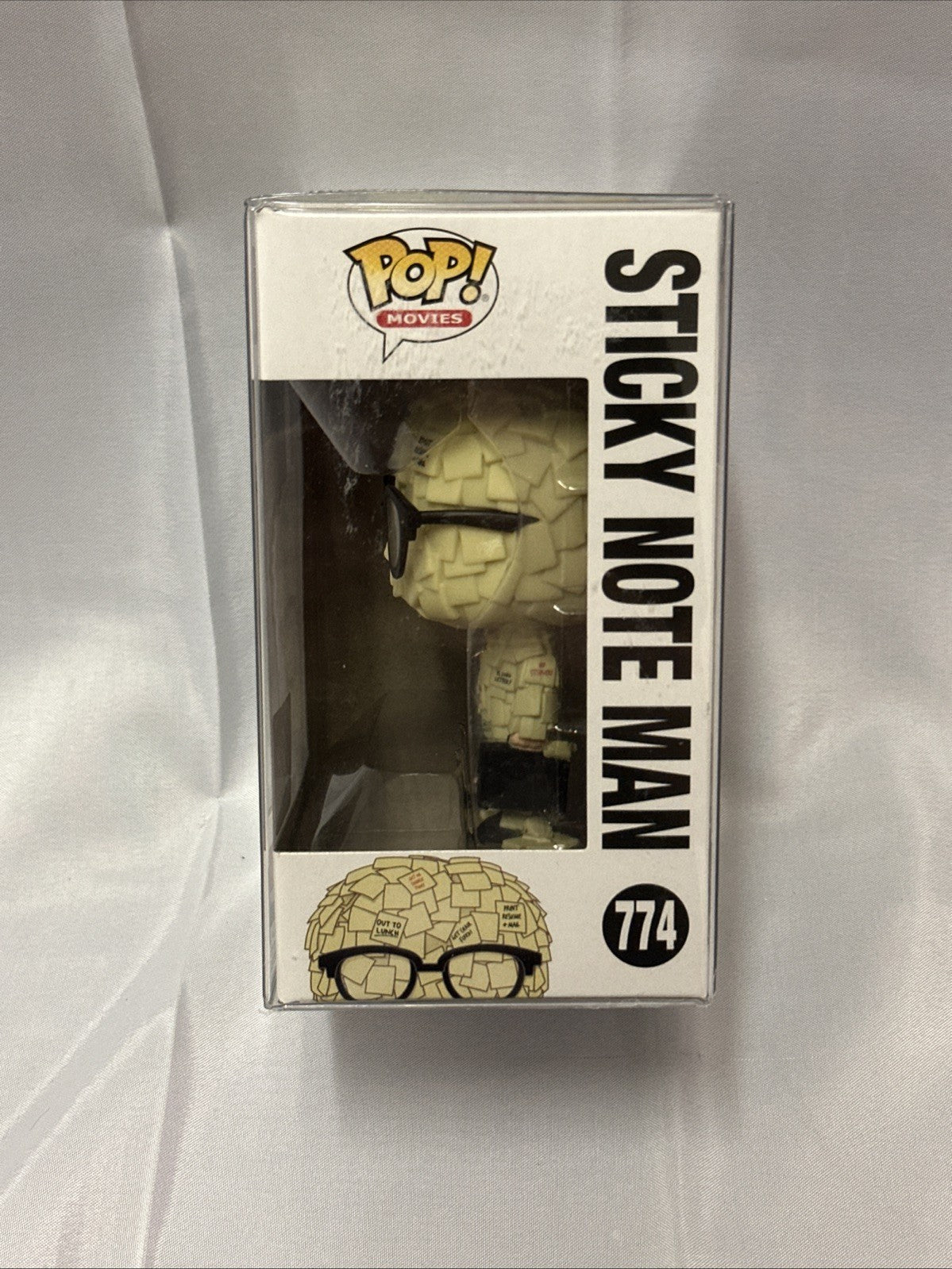 Funko Pop! Movies Office Space Sticky Note Man 774 Figure + Protector PW0130WH2