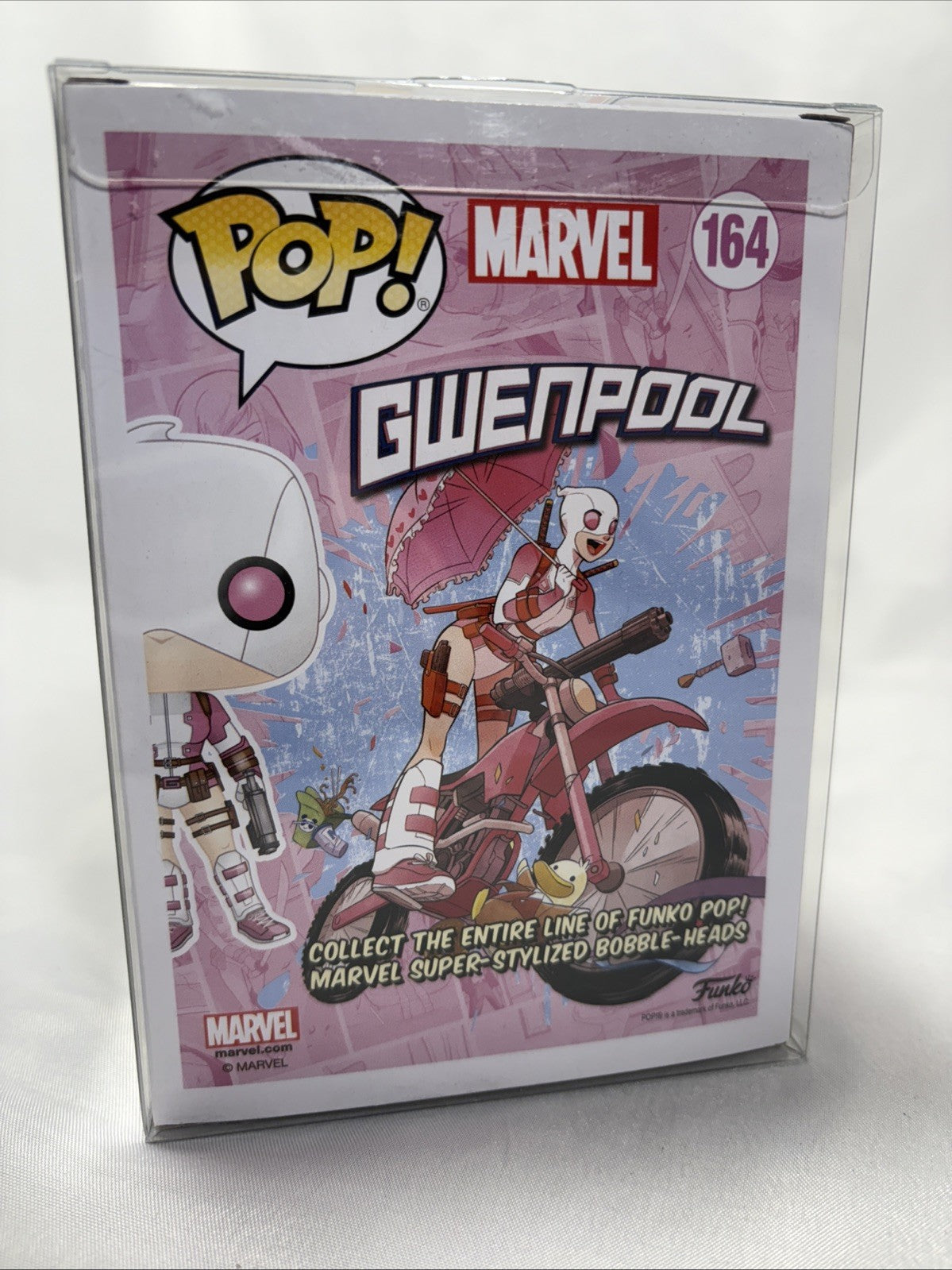 Funko Pop #164 GWENPOOL BOBBLE-HEAD FREE SHIP LOWER 48 STATES JJ0240JW2