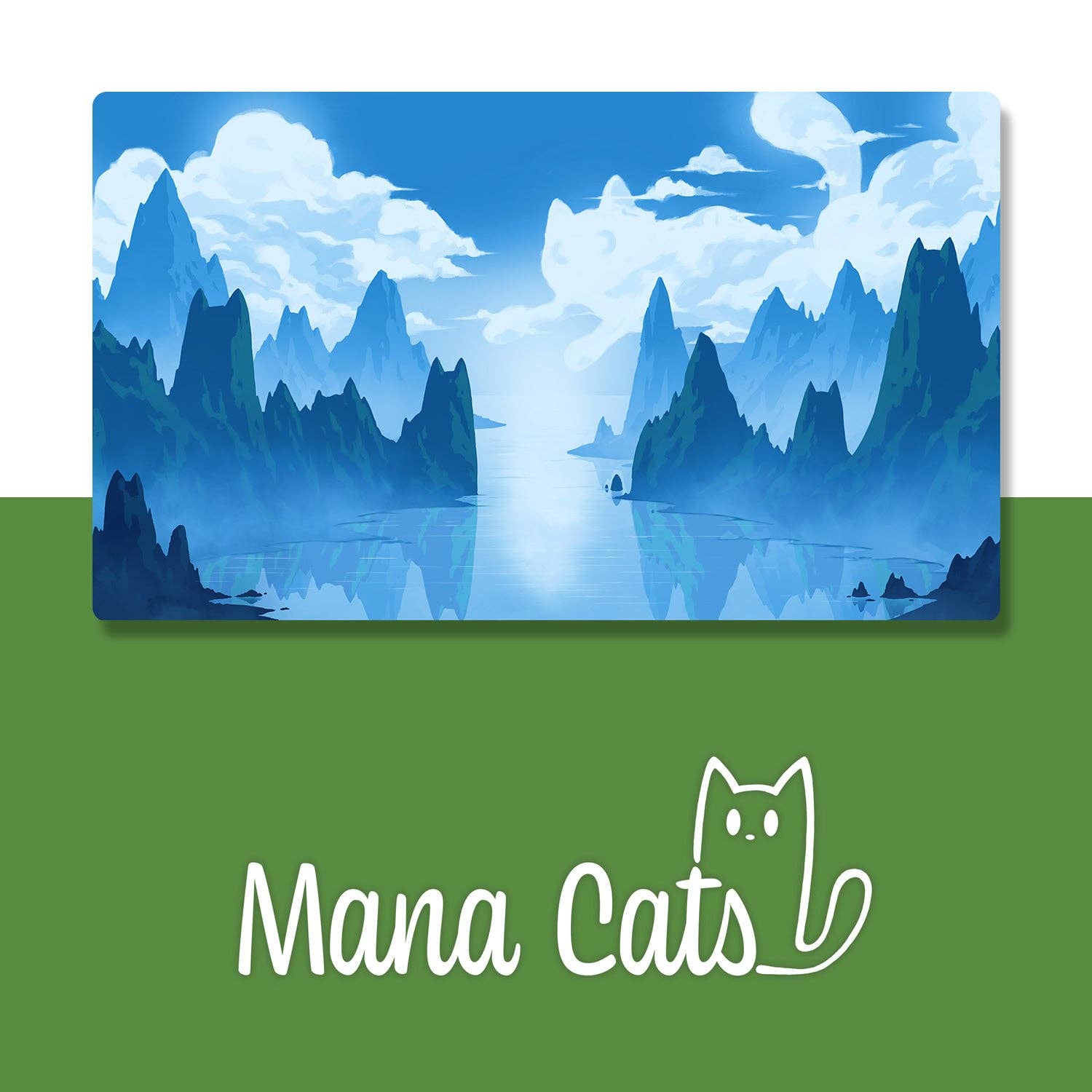 Caverns & Calicos Mana Cats Island Playmat