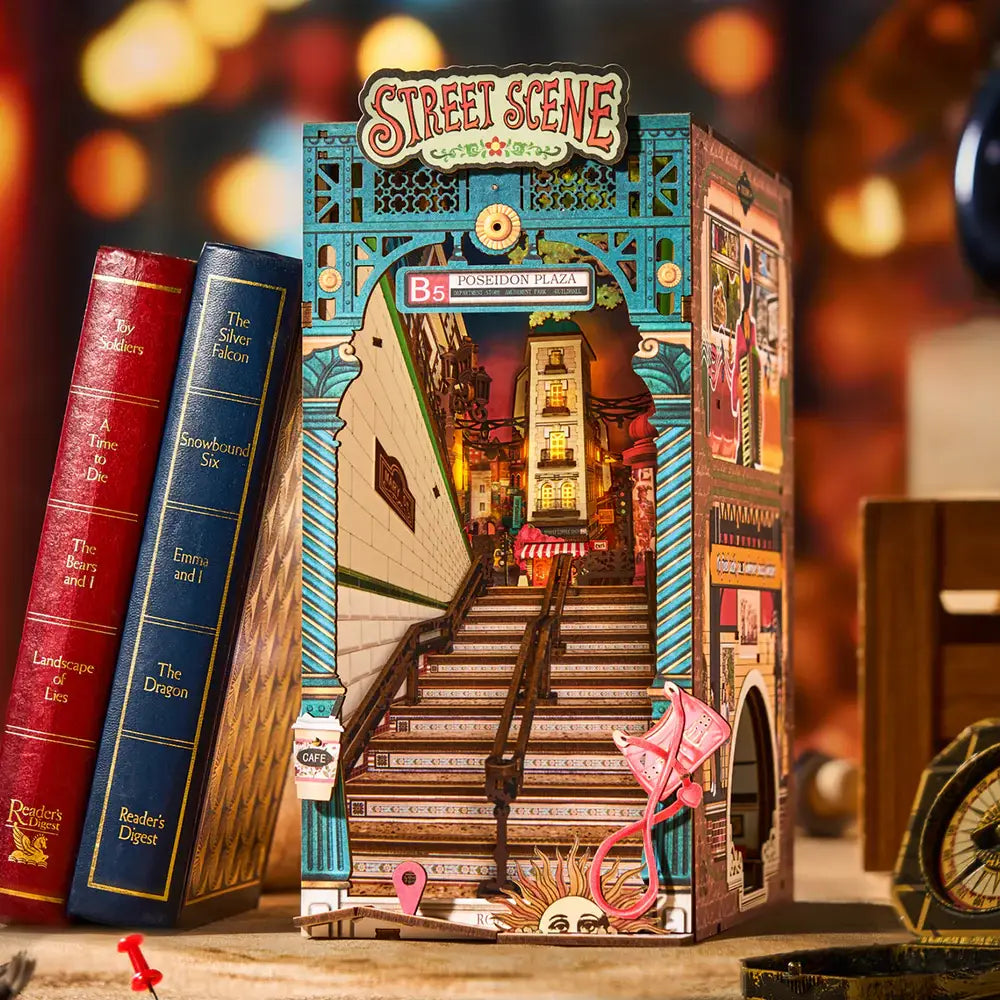 TGB13 Rolife Rolife Street Scene DIY Book Nook