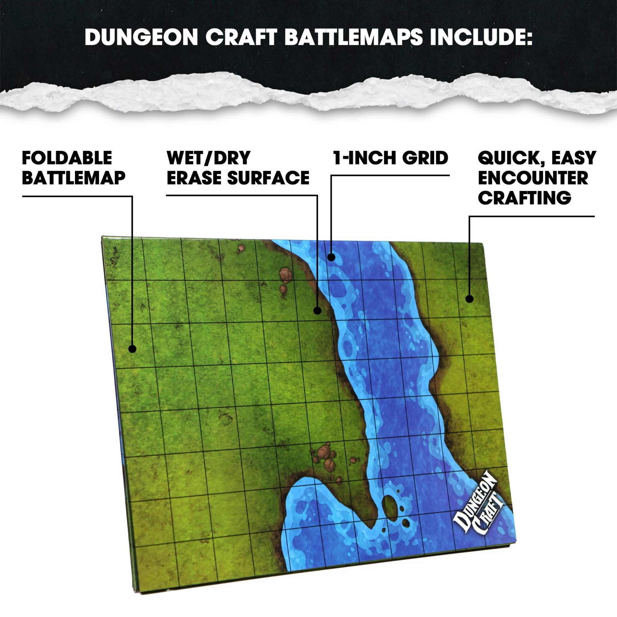 BattleMap: Mapa de batalla de pastizales para DnD