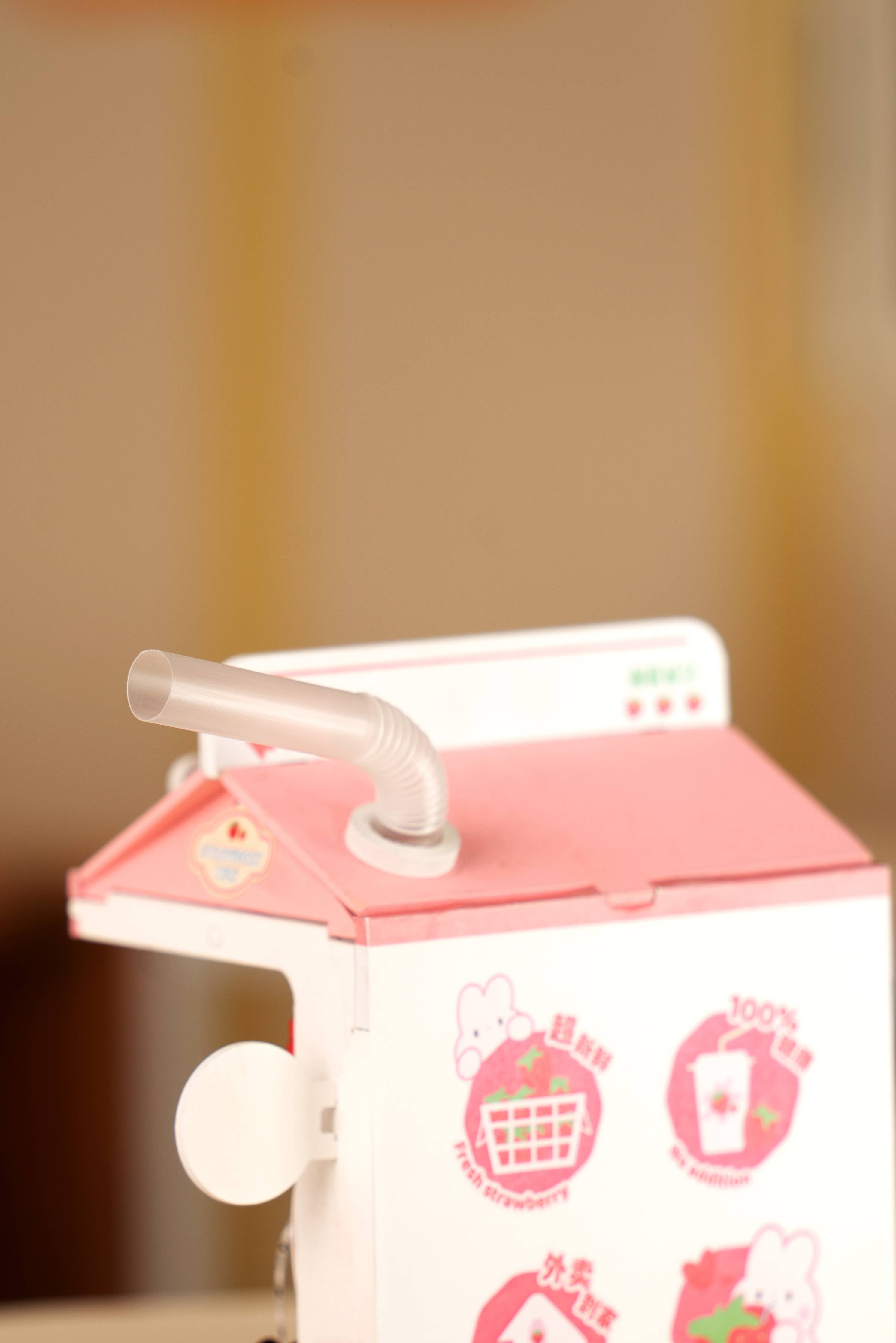Strawberry Milk Box ROBOTIM Rolife DIY Miniature House
