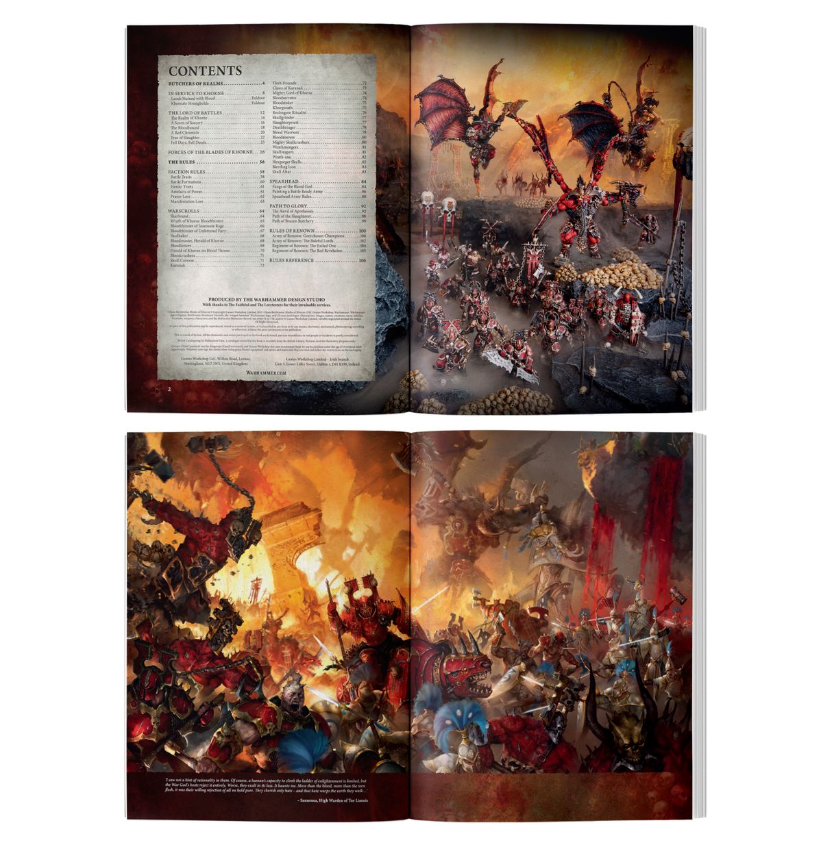 Warhammer Age of Sigmar Khorne Battletome Blades of Khorne (ENG)