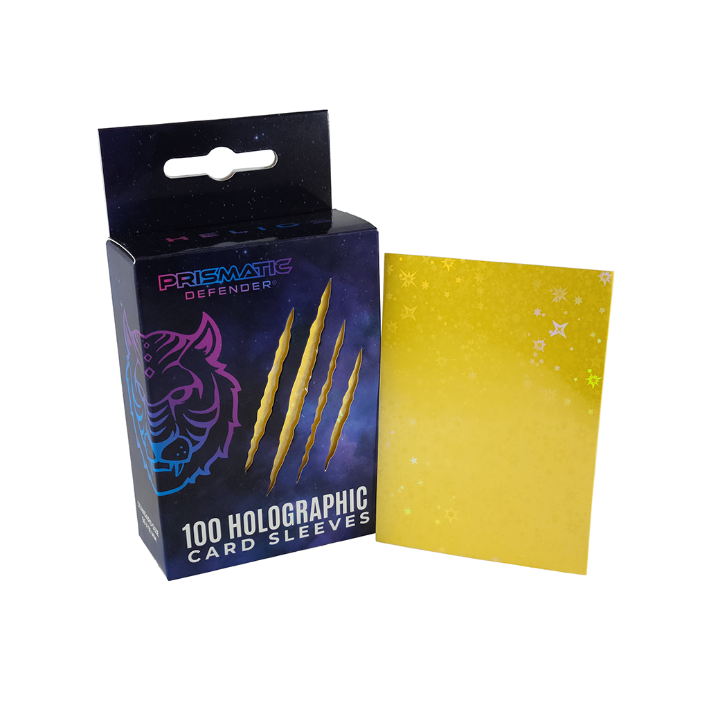 Prismatic Defender: Holographic Card Sleeves - Standard Size - 3 Foil Designs