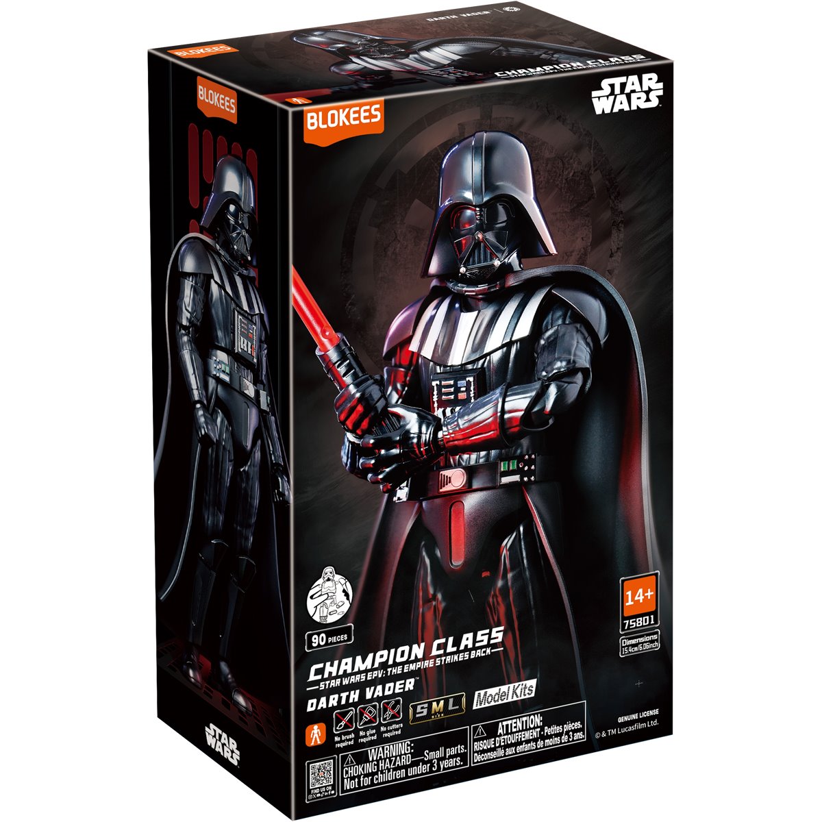 Star Wars: Darth Vader Champion Class Model Kit | Blokees