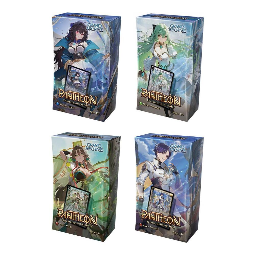 Grand Archive TCG: Radiant Origins Pantheon Decks