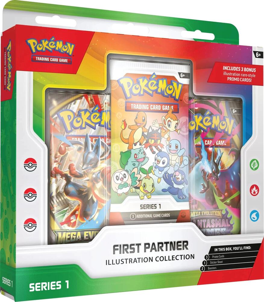 Pokemon- First Partner Illustration Collection Series 1