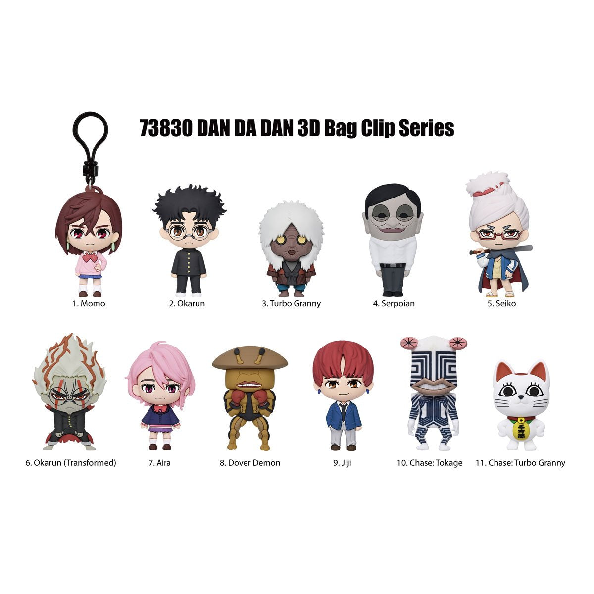 DanDaDan 3D Foam Figural Bag Clip