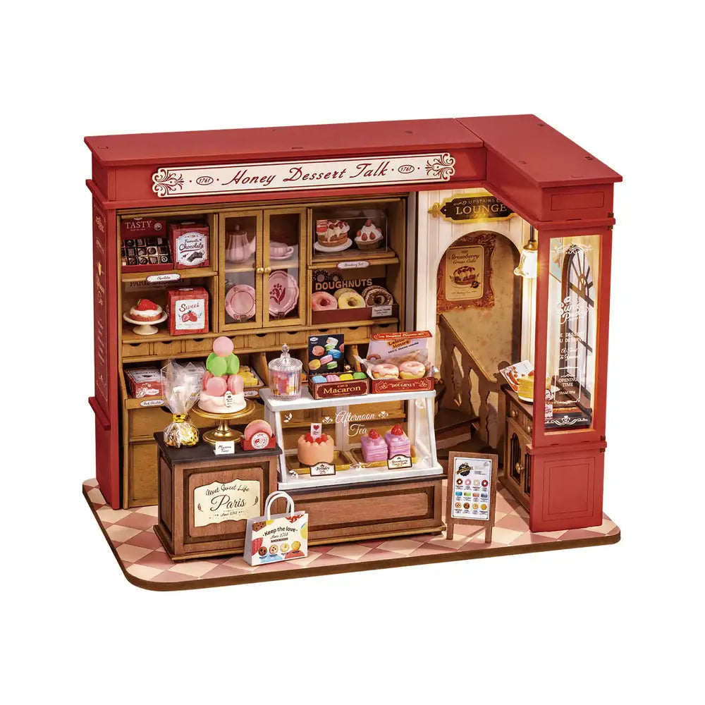 Honey Dessert Talk Rolife DIY Miniature House Crafts DG168