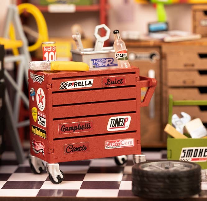 Garage Workshop ROBOTIM Rolife DIY Miniature House Kit