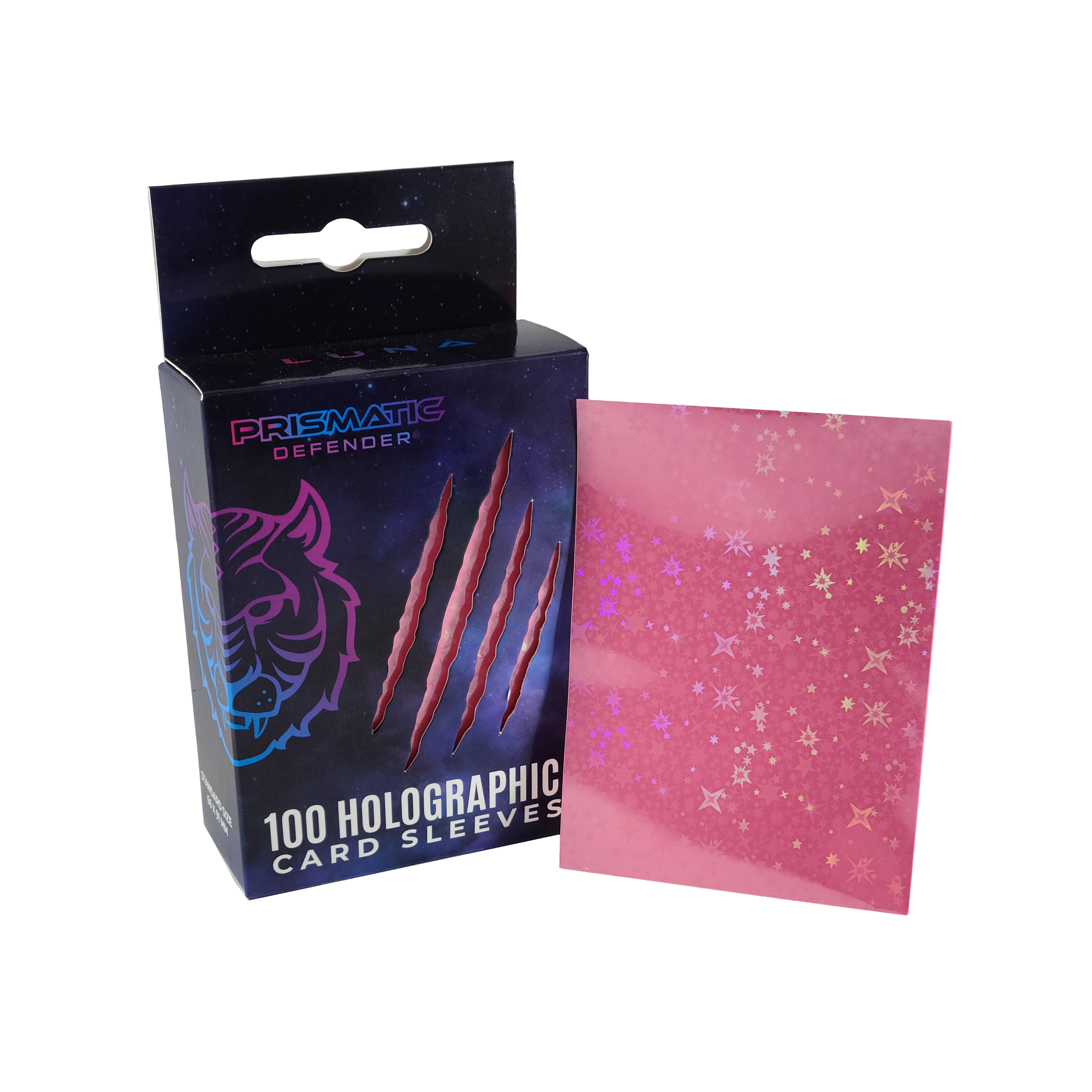 Prismatic Defender: Holographic Card Sleeves - Standard Size - 3 Foil Designs