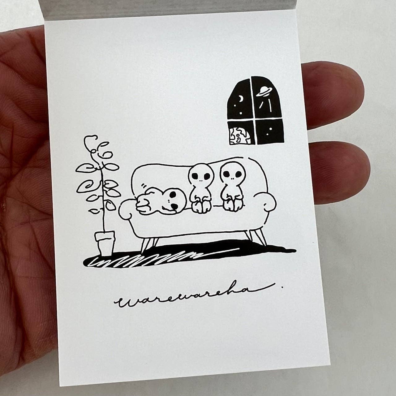 CRUX Relax Aliens Mini Notepad-10