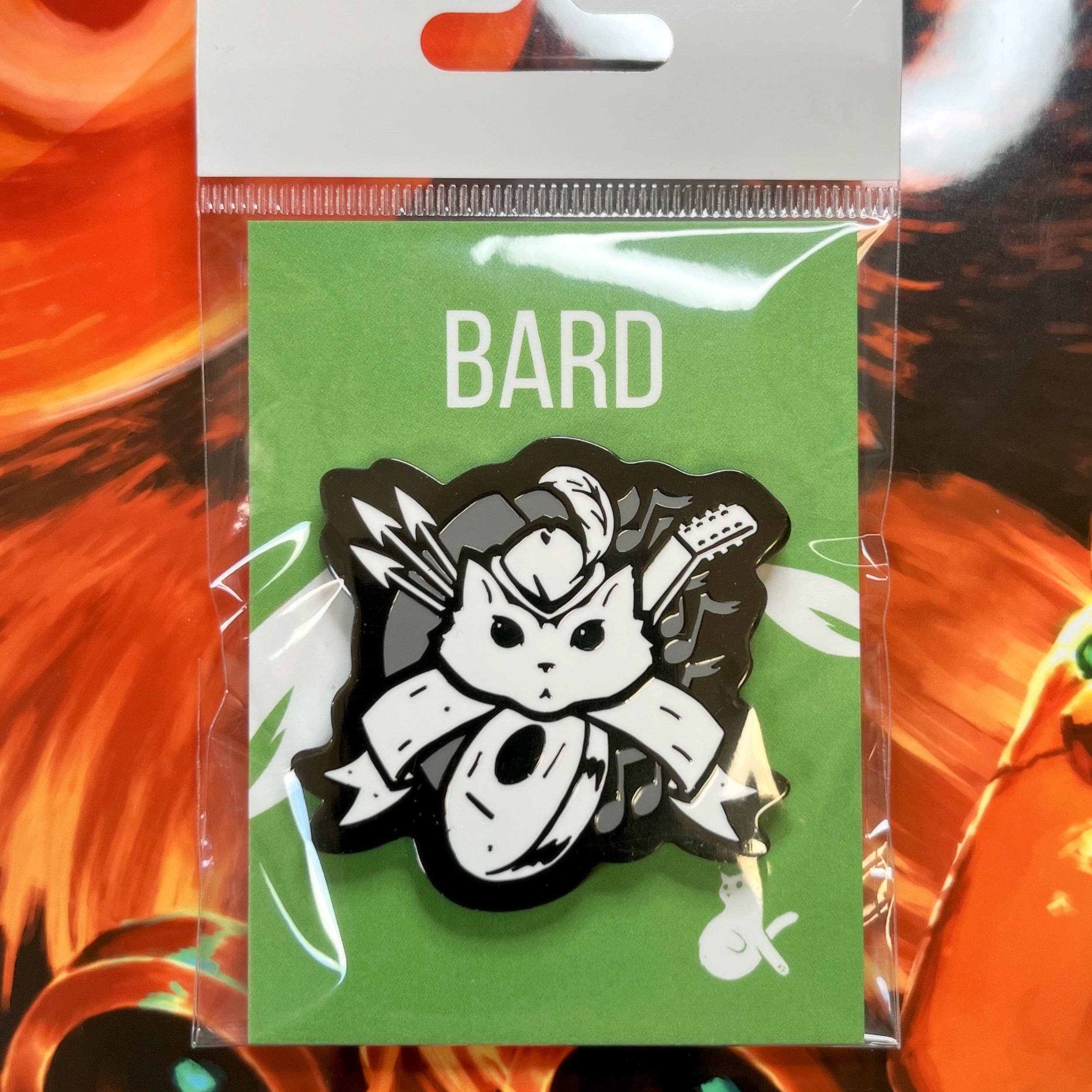 Bard Enamel Pin