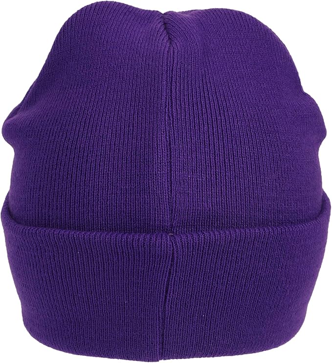 Pokemon Gengar Face Embroidery Acrylic Knit Standard Cuff Beanie