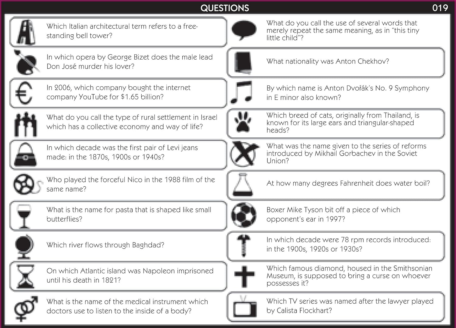 BEZZERWIZZER Trivia Board Game (used)
