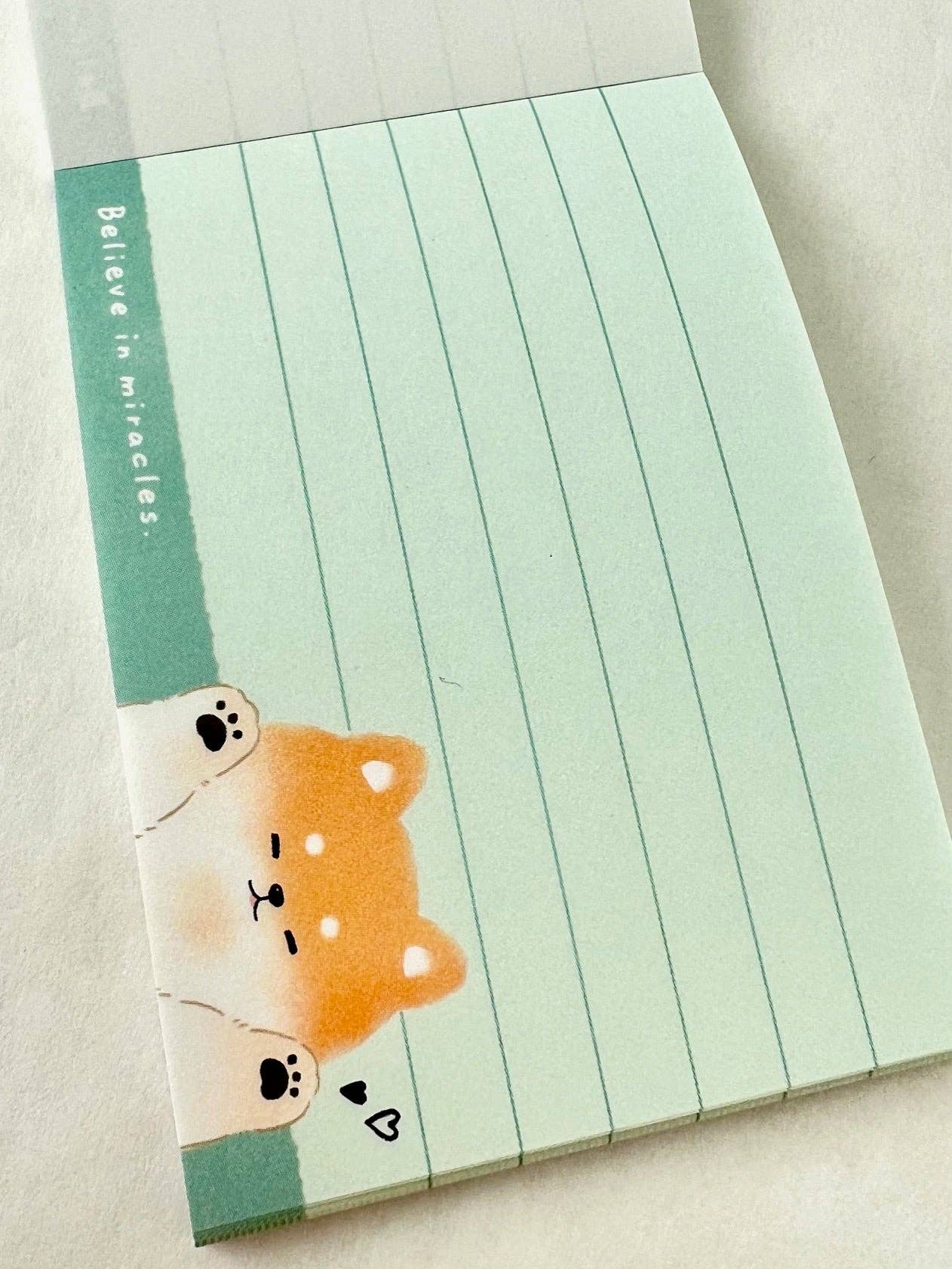 CRUX Shiba Dog Mini Notepad-10