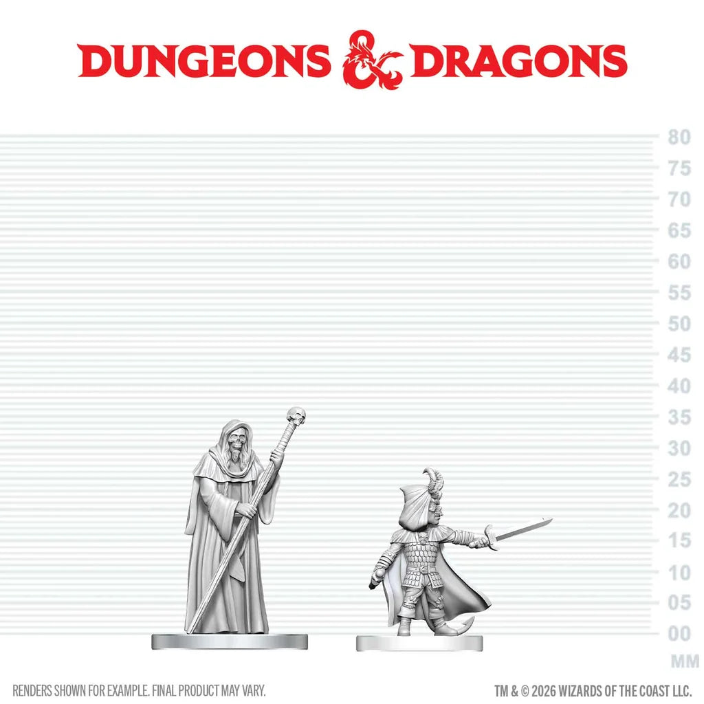 WizKids D&D: Mini Cultists of Bhaal & Cultist of Myrkul