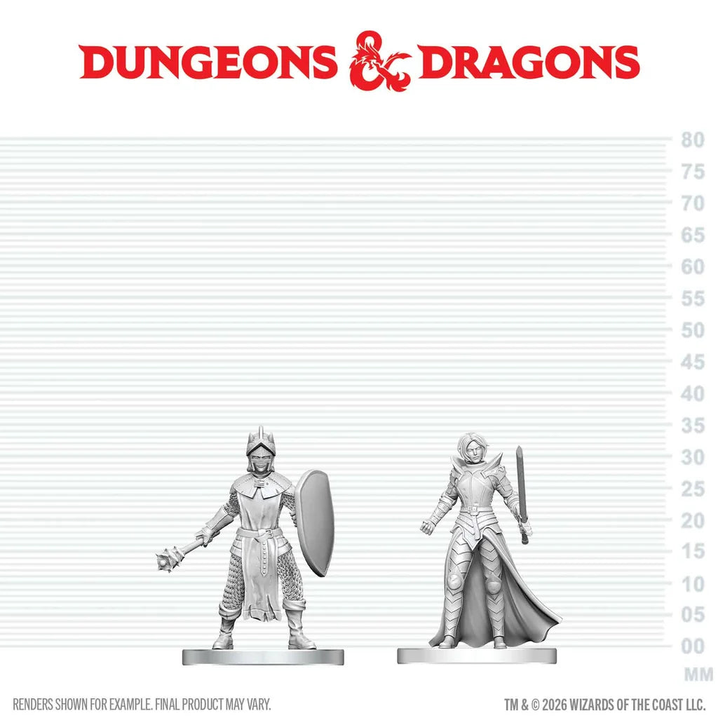 WizKids D&D: Mini Black Gauntlet & Zhentilar Paladin of Bane